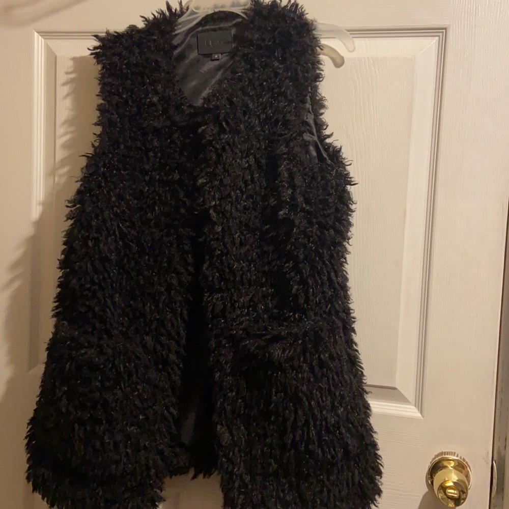 Furry UGG vest
